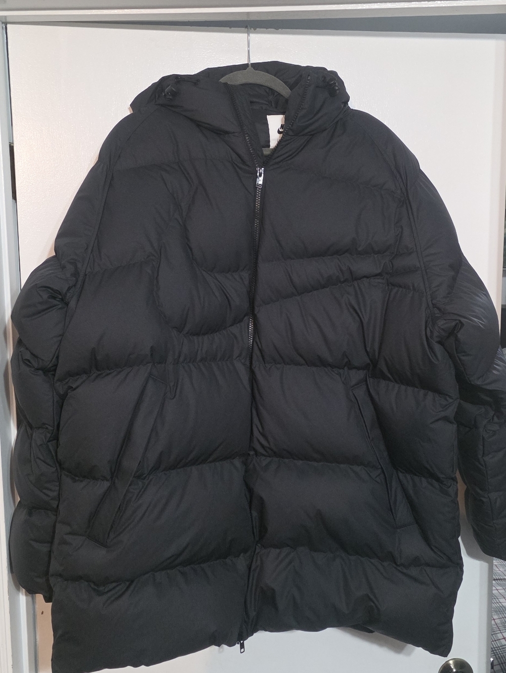 Nike NSW Club Therma-FIT Down Loose Parka Jacket Black IH2377-010 Men SZ XL NWT